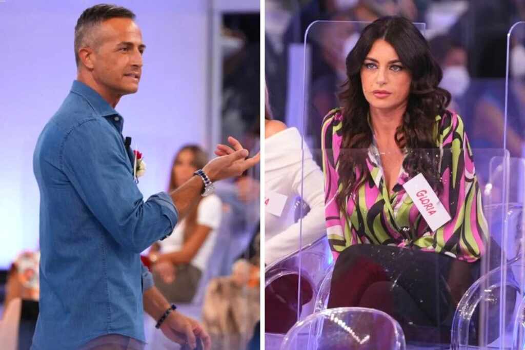 Uomini e Donne Gloria e Riccardo a letto insieme lui però pensa a