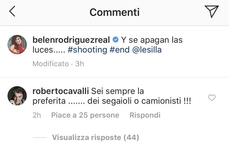 Cavalli insulta Belen