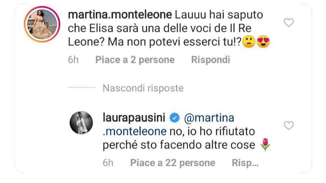 La risposta di Laura Pausini su Twitter