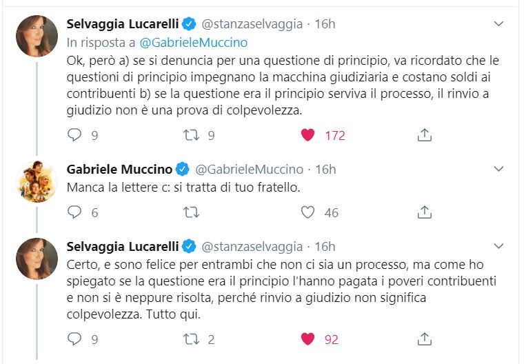 Selvaggia Lucarelli VS Gabriele Muccino