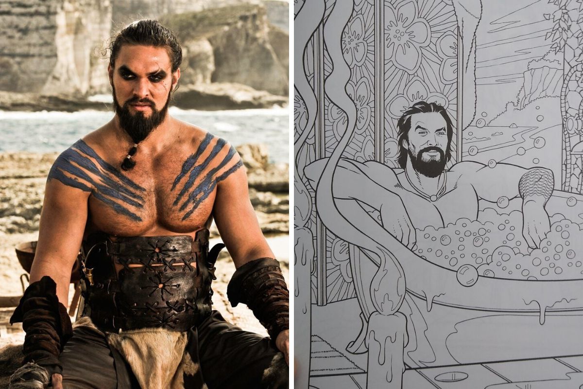 Jason Momoa da colorare