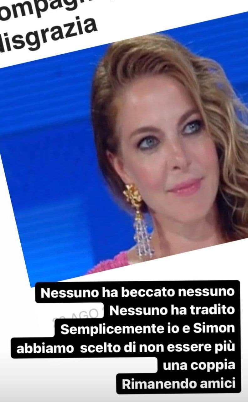 claudia gerini tradita ex simon