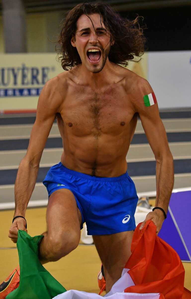 Gianmarco Tamberi, vincitore della medaglia d'oro nel salto in alto