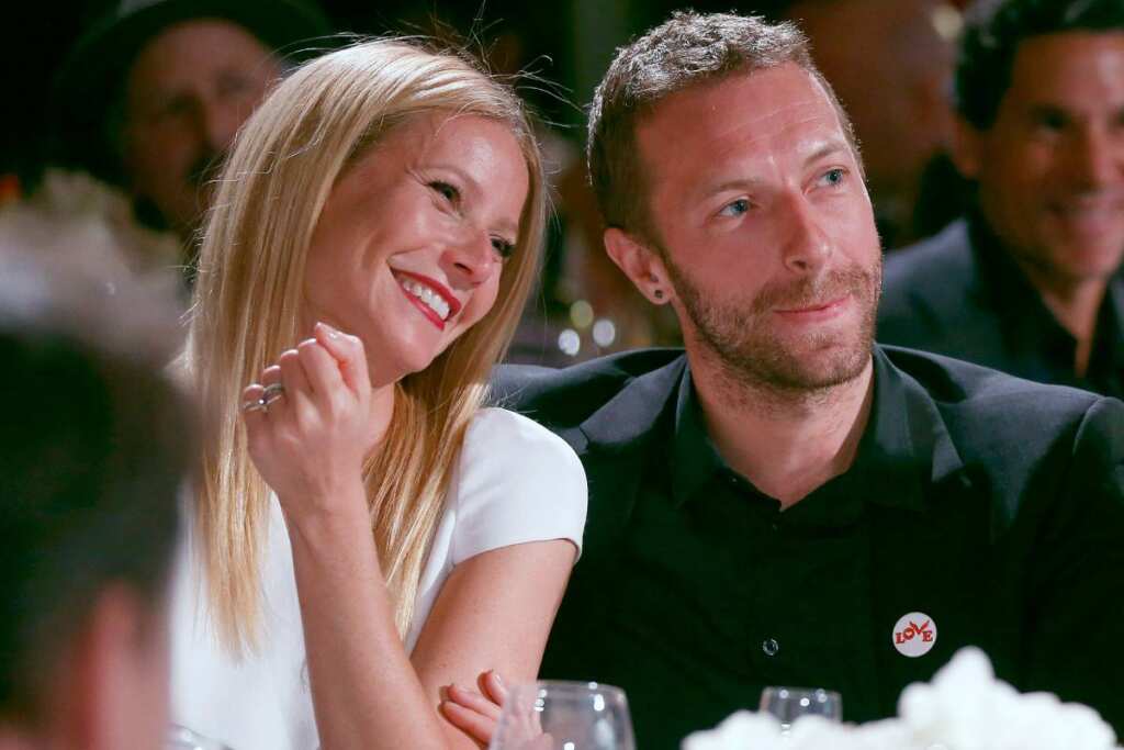 Con l'ex moglie Gwyneth Paltrow, Foto Il Giornale