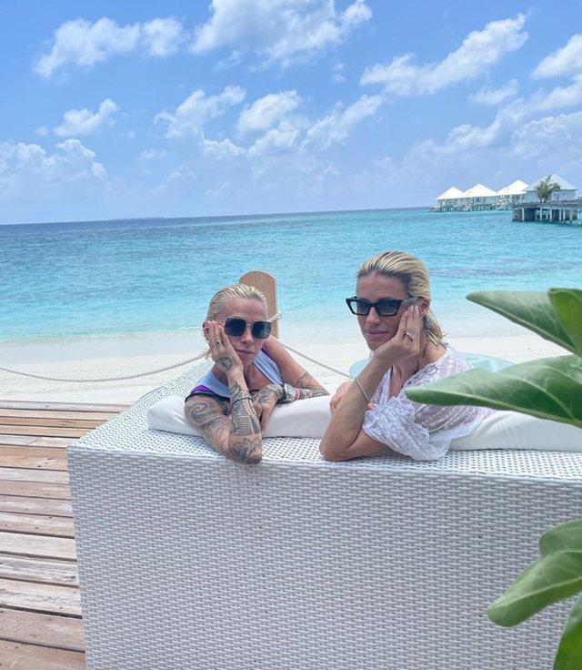 michelle hunziker maldive