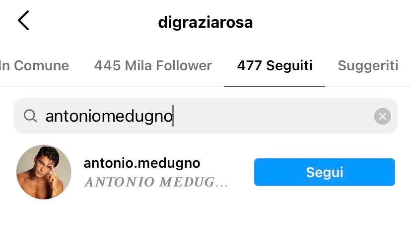 antonio medugno rosa di grazia instagram