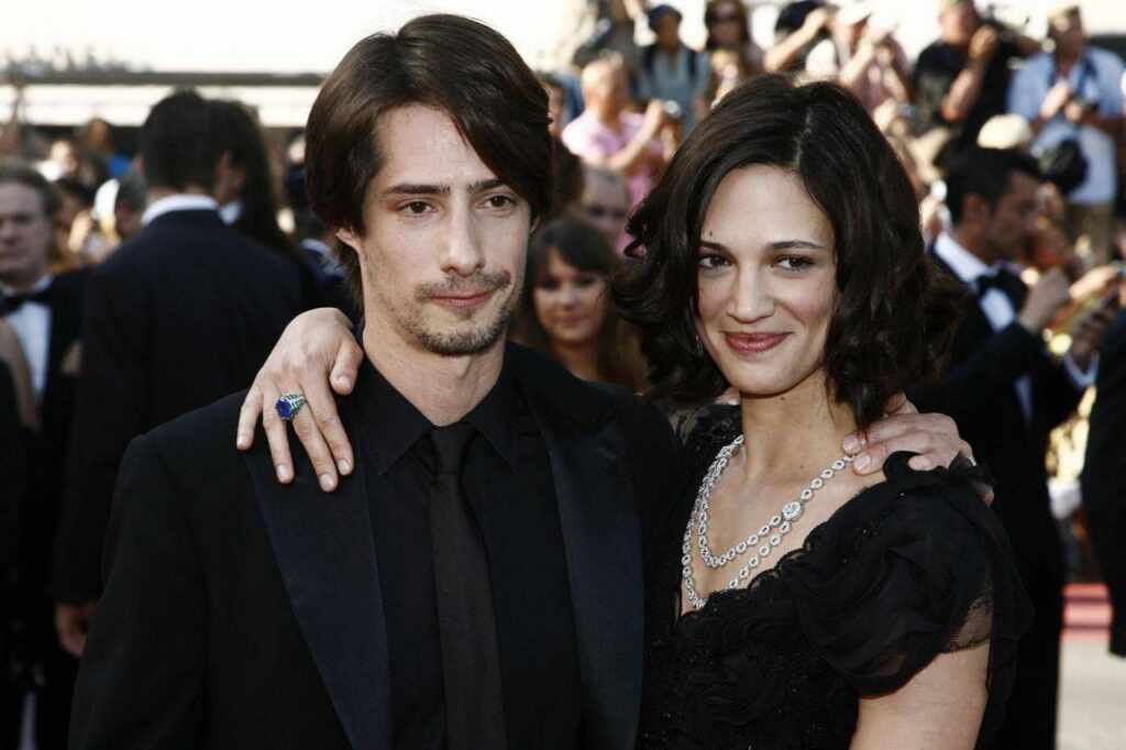 Asia Argento e l'ex marito Michele Civetta