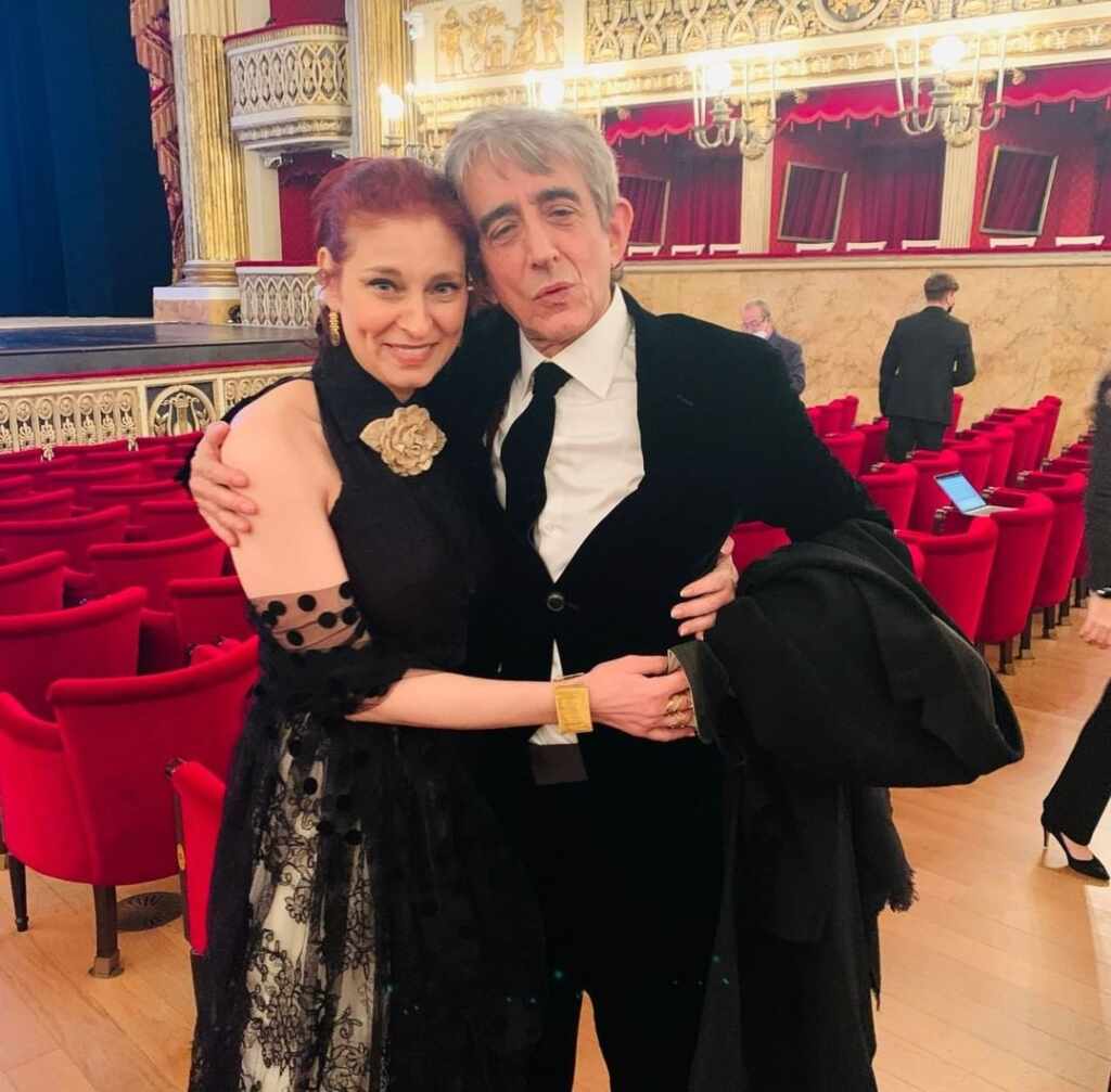 I Fratelli De Filippo (2021)Susy Del Giudice con il regista e attore Sergio Rubini / Foto: Donna Glamour