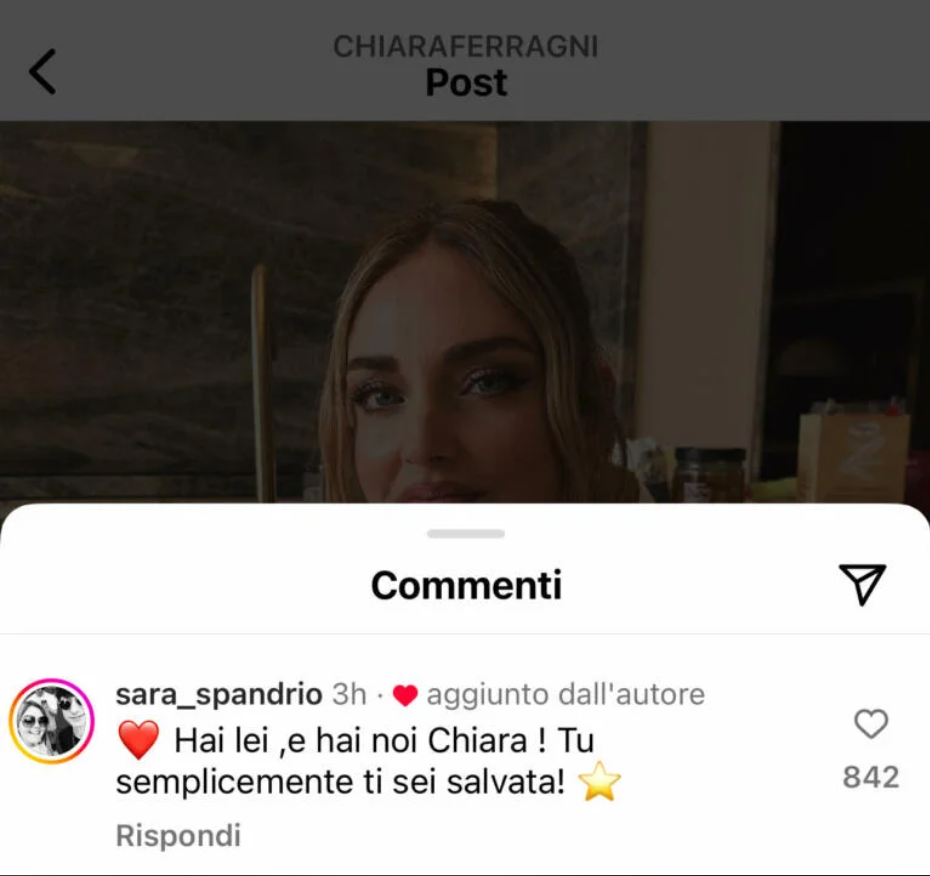 ferragni commenti fedez