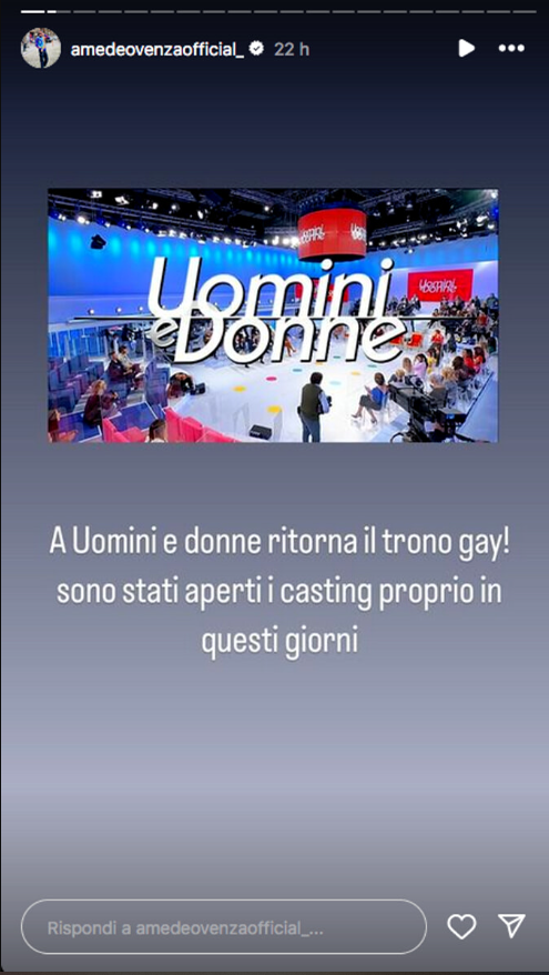 uomini e donne trono gay