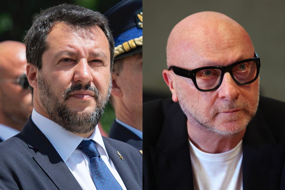 Matteo Salvini Domenico Dolce