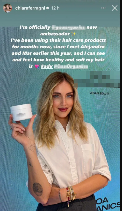 ferragni adv capelli