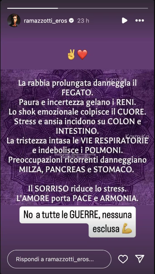 eros ramazzotti storia rabbia