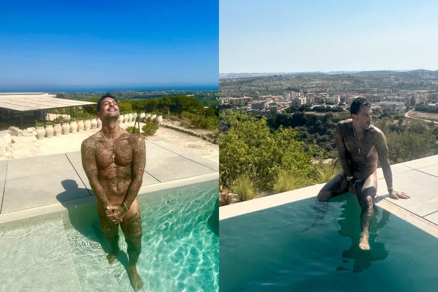 Fabrizio Corona completamente nudo sui social, ma la fidanzata lo bacchetta: il VIDEO è virale