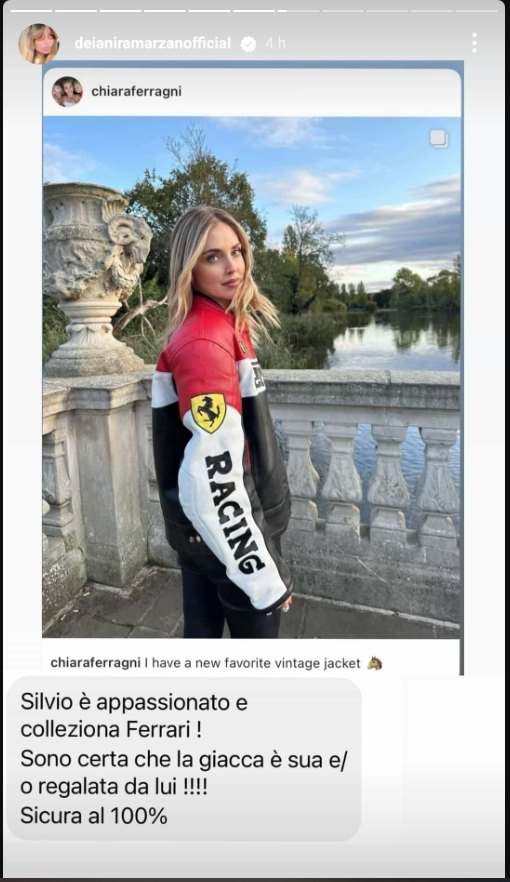 ferragni giacca ferrari