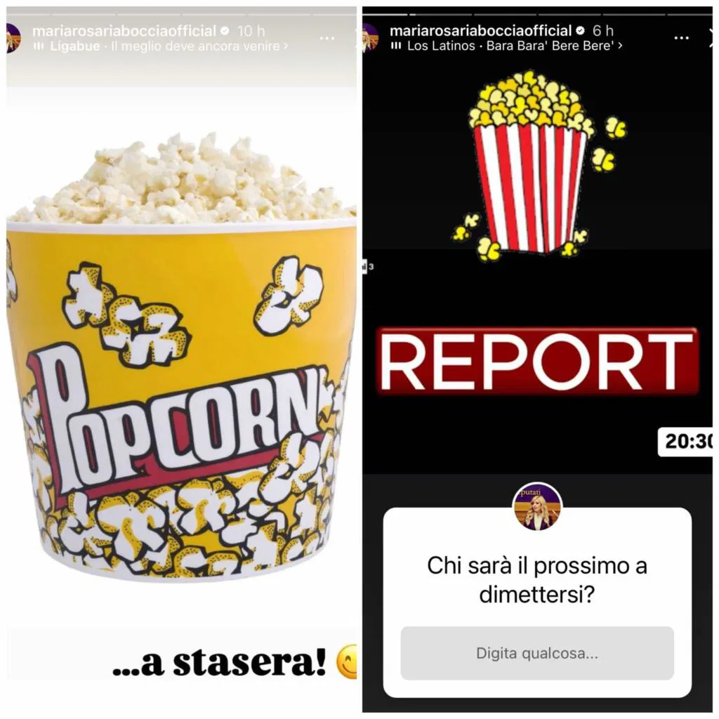 popcorn maria rosaria boccia