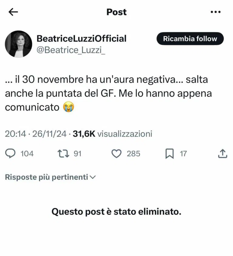 beatrice luzzi x gf