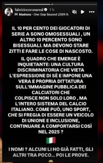 corona calciatori gay