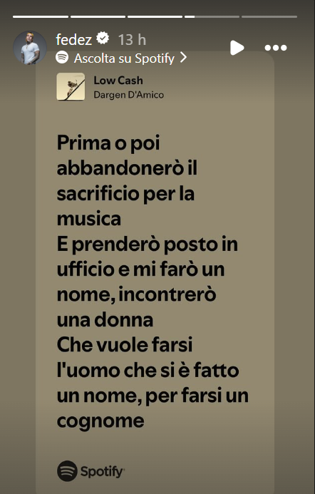 fedez canzone storie