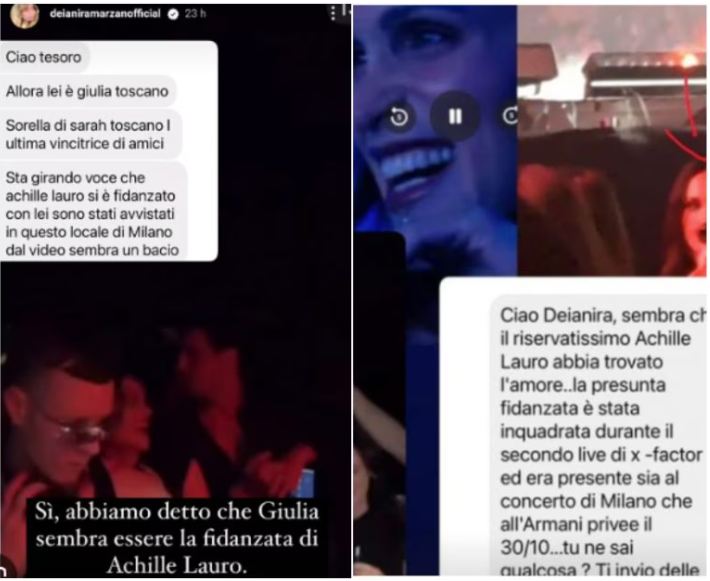 giulia toscano achille lauro deianira marzano