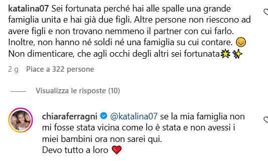 commento chiara figli