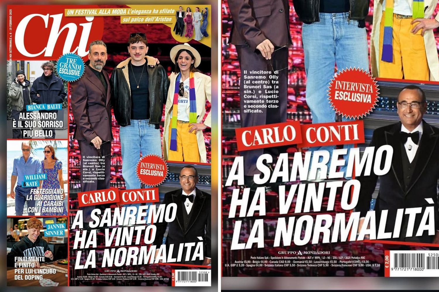 La copertina di “Chi” di Alfonso Signorini su Sanremo 2025 è imbarazzante: ecco perché